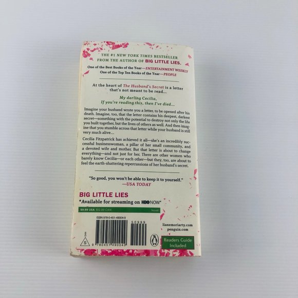 The Husband's Secret By Liane Moriarty Domestic Fiction Small Paperback Book - Picture 4 of 8